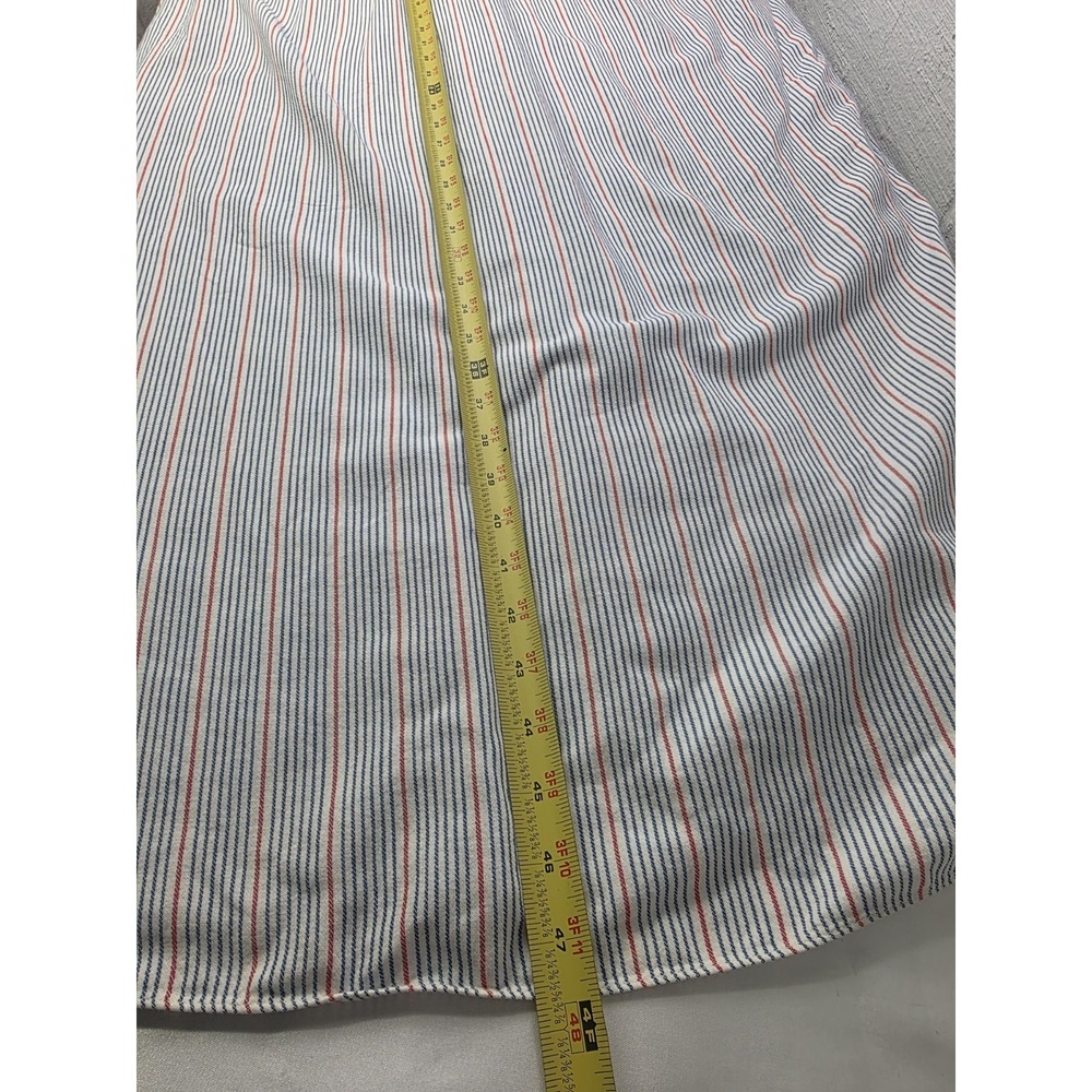 Vtg Christian Dior Lingerie Cotton Nightgown Large Light Blue Embroidered Logo - Picture 9 of 10